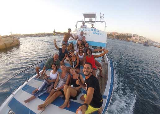 Guida turistica in mare Lampedusa